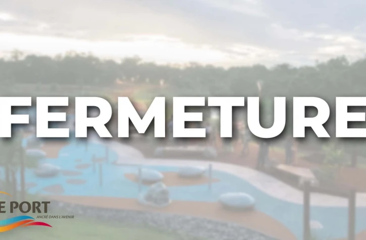 Le Port : prolongation de la fermeture temporaire des jeux d’eau