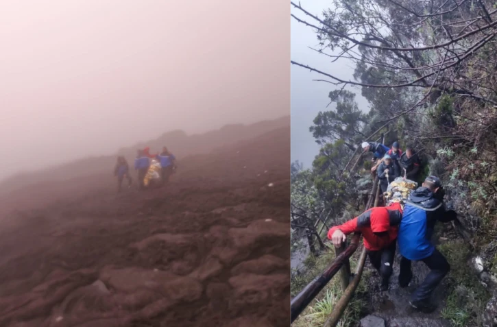Piton de la Fournaise : les gendarmes évacuent une randonneuse blessée dans des conditions météorologiques difficiles