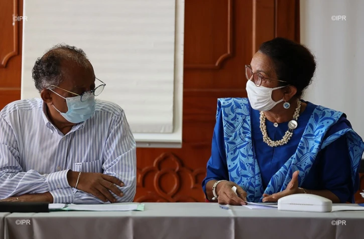 huguette Bello et gilbert Annette