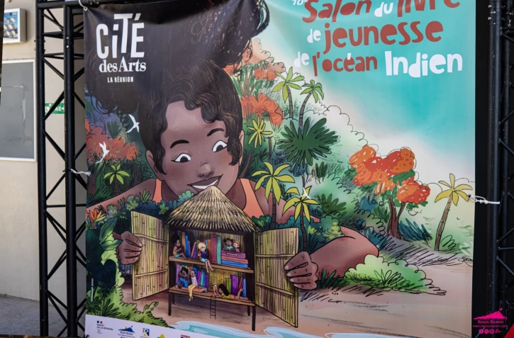 Saint-Denis : la Région a inauguré le Salon du Libre de jeunesse de l'Océan indien.