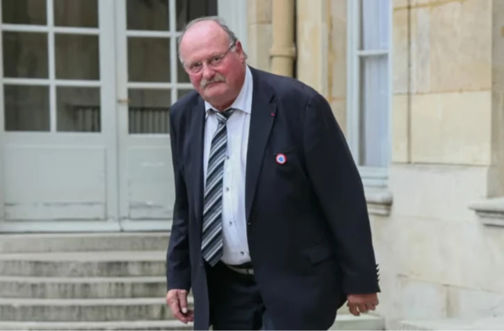 Michel Fournier est le nouveau ministre délégué à la Ruralité. Un post au sein du gouvernement Lecornu II qu'il a appris... à la télé dimanche soir.  Photo AFP / ALAIN JOCARD