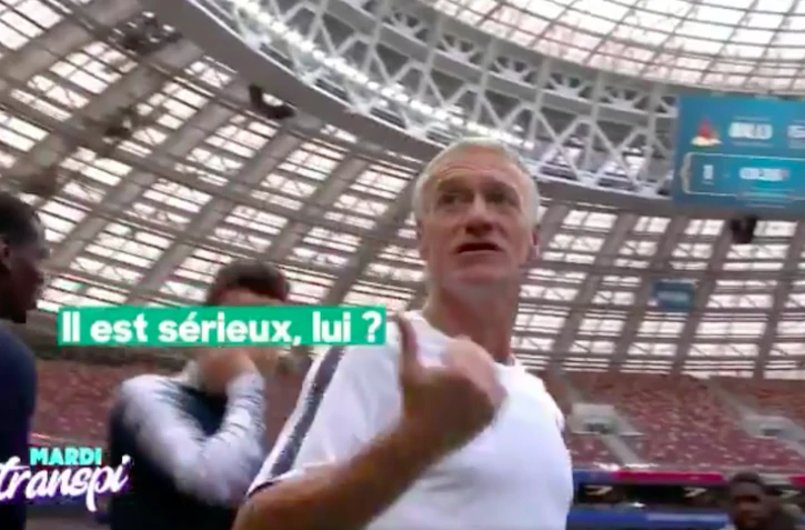 Didier Deschamps, vexé avant l'entrainement des Bleus 