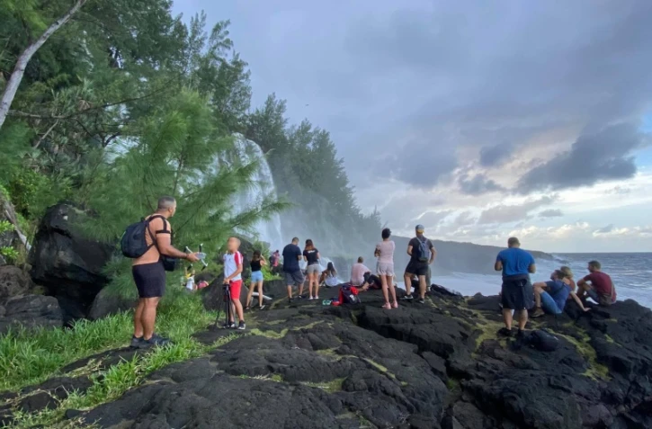 cascade éphémère au Tremblet