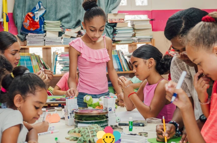 Saint-Denis : c'est la fête de la grenouille à l'école Philippe Vinson