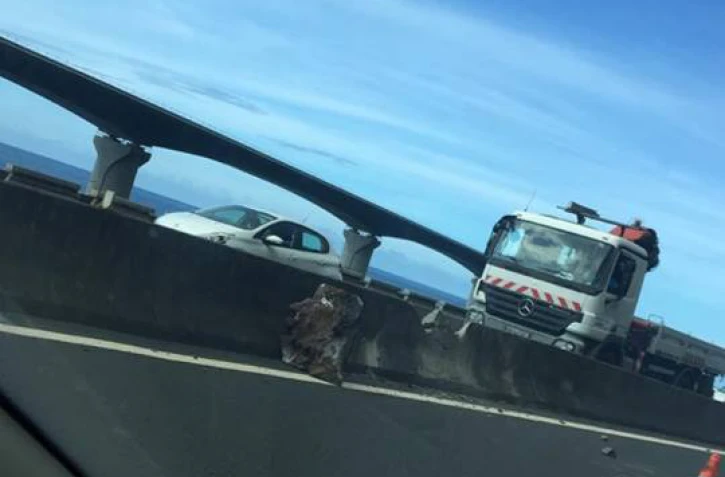 Mardi 5 février - Eboulis sur la route du littoral
