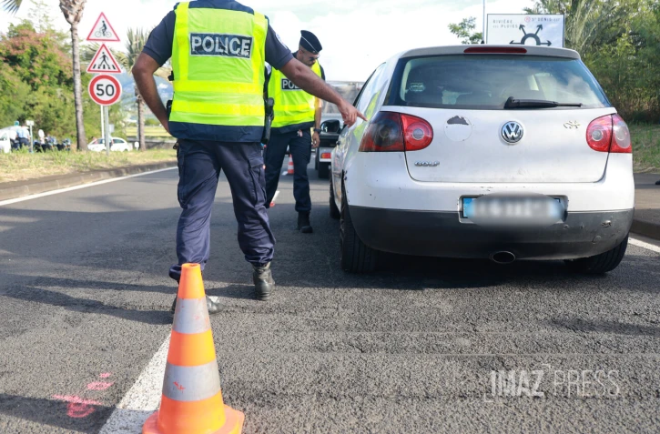 controle routier à gillot