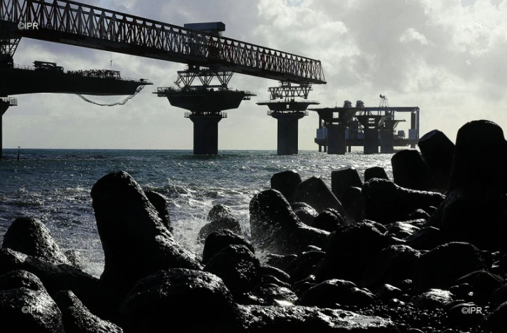 chantier route du littoral 