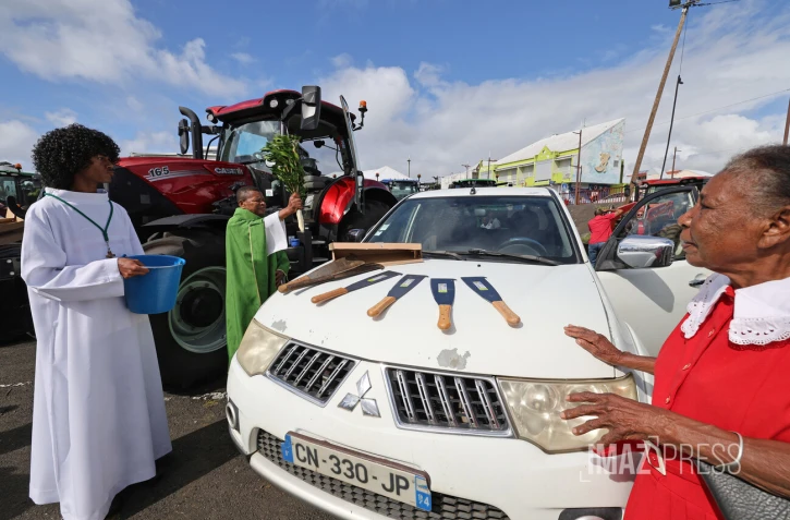 messe des agriculteurs à saint-benoit 
