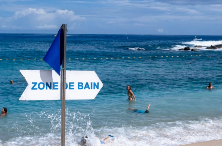 Baignade autorisée Boucan Canot