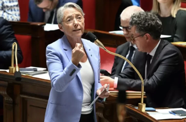 La Première ministre française Elisabeth Borne à l'Assemblée nationale à Paris, le 6 juin 2023 ( AFP / BERTRAND GUAY )