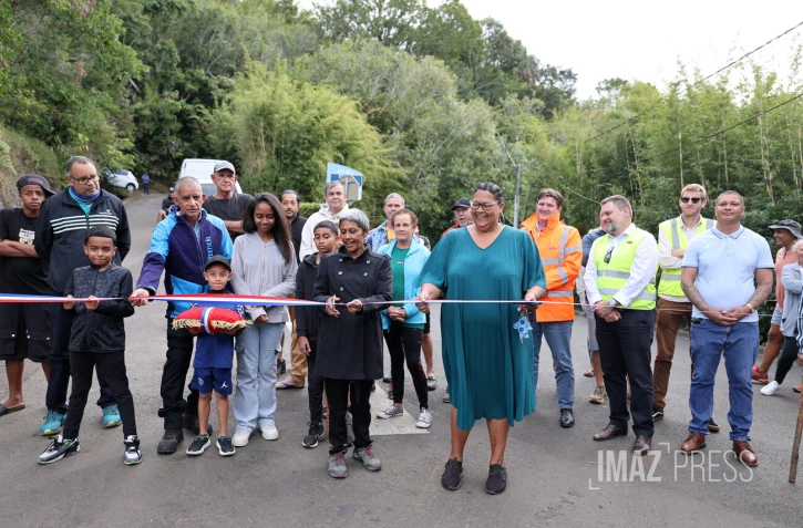 inauguration chemin à saint françois 