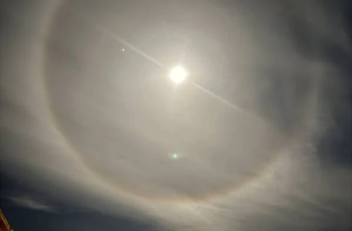 Un halo lunaire visible à La Réunion