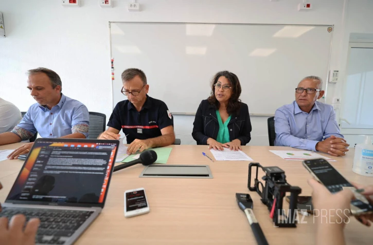 confèrence de presse Sdis 974