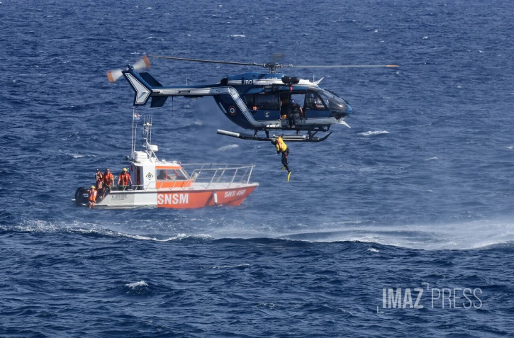 exercice de secours en mer houle australe 