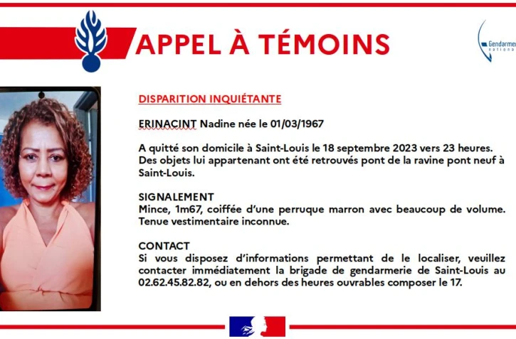 Saint-Louis : disparition inquiétante de Nadine Erinacint