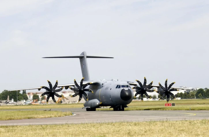 La France a décidé de mobiliser des avions militaires A400M pour acheminer les ressortissants français présents en Israël (Photo d'illustration). AFP/MOHAMMED BADRA