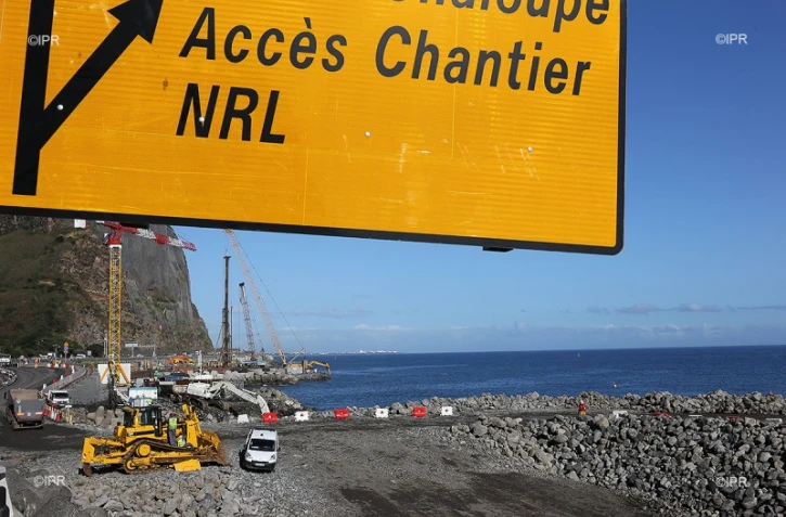 travaux route du littoral 