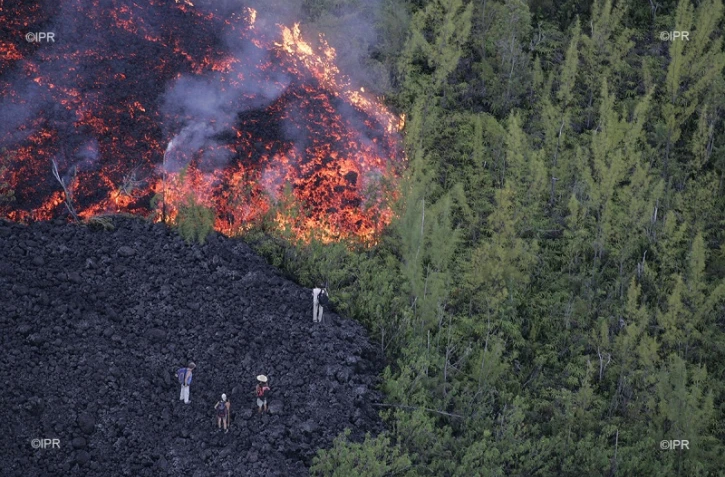 Eruption au Piton de la fournaise