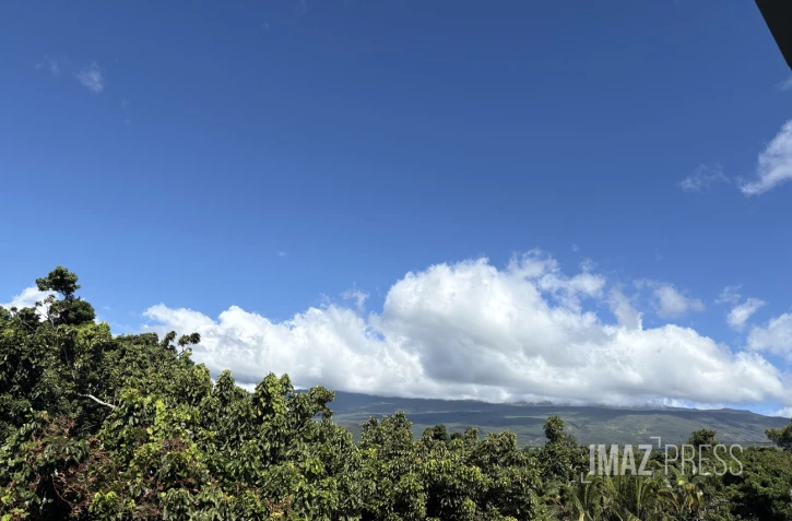 paysage reunion ciel bleu