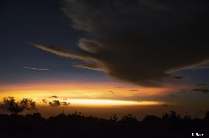 Ciel réunionnais, répercution éruption Tonga