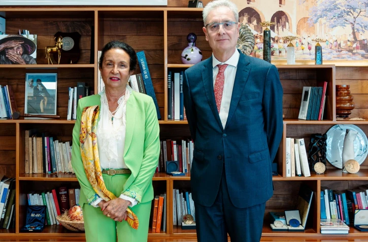 Huguette Bello et Rostane Medhi