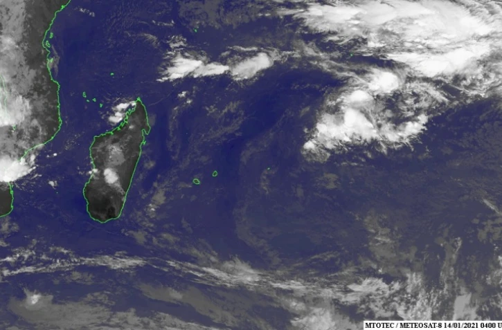 Deux nouvelles tempêtes en formation sur le bassin des Mascareignes 14 janvier 2021