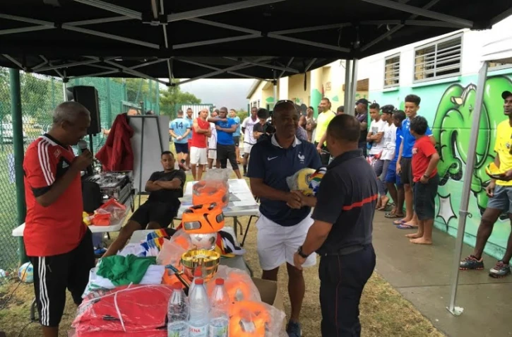 Tournoi de foot à 7 au stade de la Palmeraie