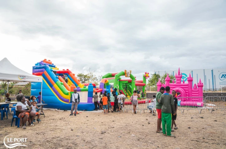 Le Port : les habitants du quartier Van Dick partage un moment convivial