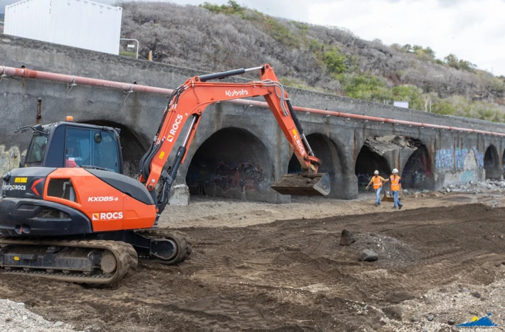 Travaux pont colimaçon