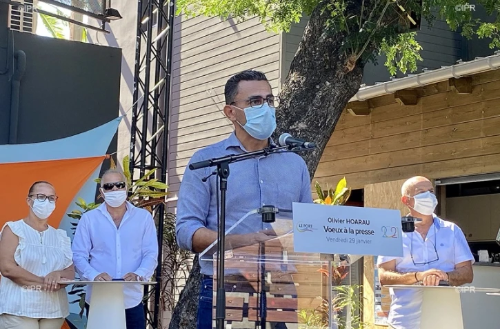 voeux à la presse olivier hoarau le port