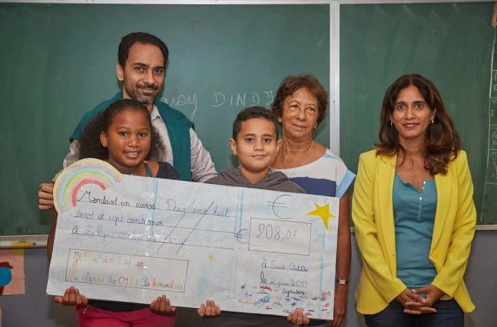 Saint-Denis - Des écoliers chefs d\'entreprise
