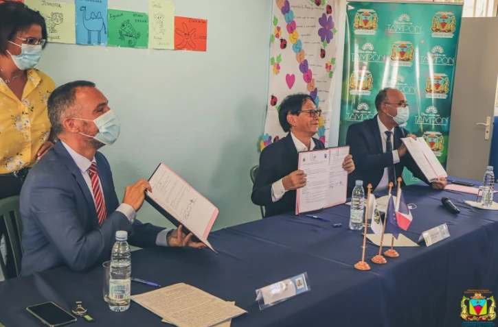 Le Tampon : ouverture de la "classe passerelle" à l'école Edgar Avril