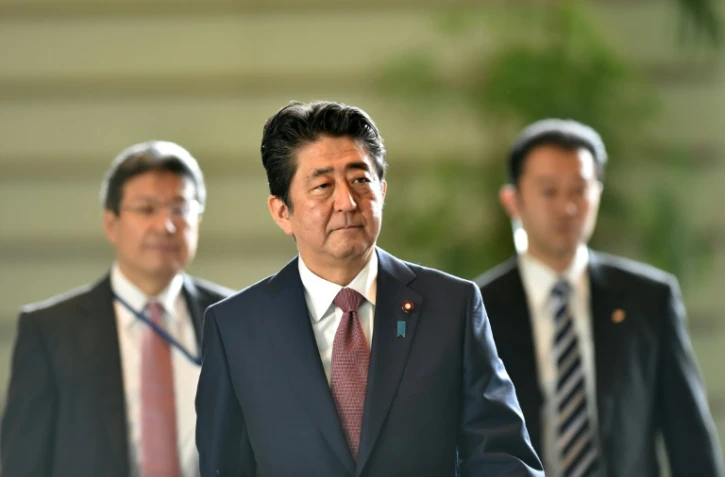 Le Premier ministre japonais Shinzo Abe à Tokyo, le 3 août 2017