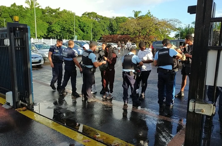 Opération Lékol Trankil au lycée Paul Moreau à Bras-Panon