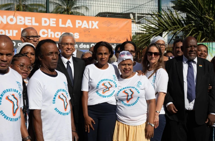 Délégation Réunionnaise à la commémoration des 50 ans de déportation des Chagossiens