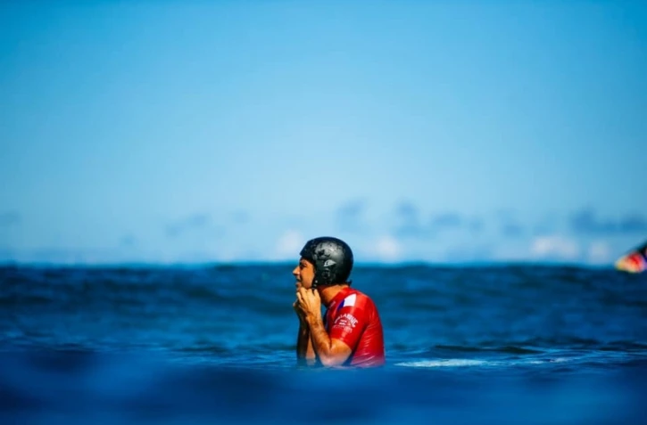 Jérémy Florès, Billabong Pipe Masters, compétition, blessure, éliminé