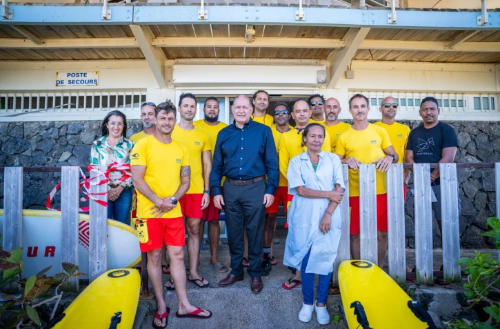  La Civis en visite sur les plages surveillées de Saint-Pierre et de L’Étang-Salé