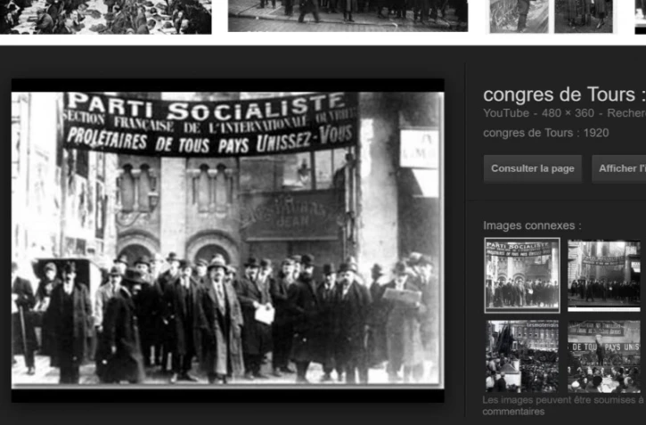 capture Congrès de Tours