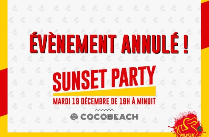 sunset party coco beach 