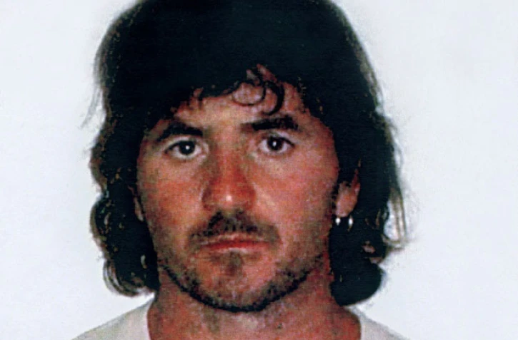 Portrait d'Yvan Colonna pris après son arrestation le 04 juillet 2003 en Corse-du-Sud dans une bergerie à Porto-Pollo près de Propriano, après plus de quatre ans de fuite