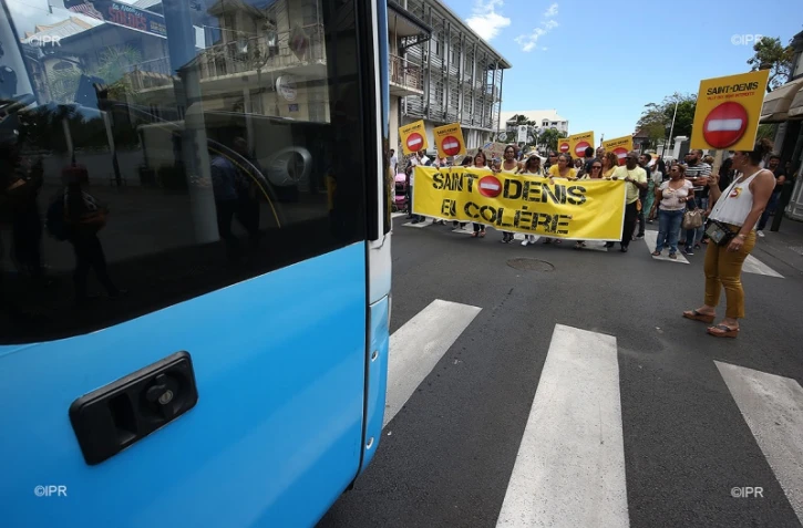 Commerçants Saint-Denis manif 11 septembre 2017