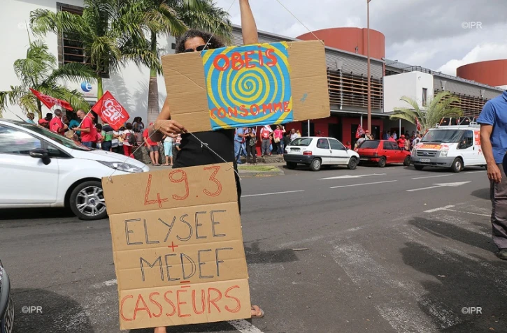Manif intersyndicale MEDEF La Mare 19 mai 2016