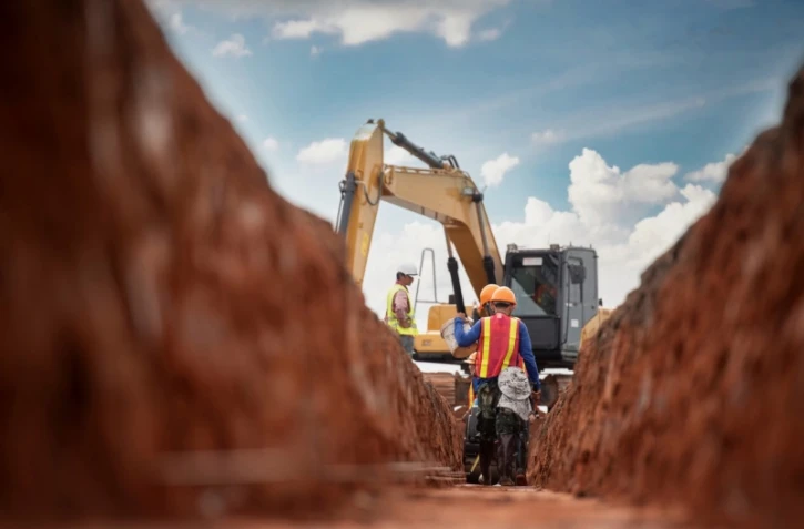 Travaux de modernisation du réseau d’eaux usées sur la RN1A à Saint-Leu