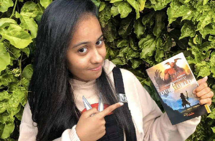 À seulement 16 ans Karen Govindinchetty publie son deuxième roman