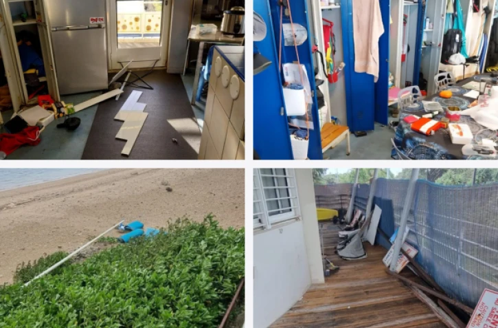Le poste de secours de saint-pierre saccagé