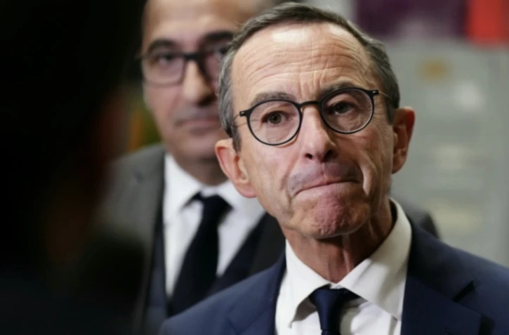 Le nouveau ministre de l'Intérieur, Bruno Retailleau, à La Courneuve, en Seine-Saint-Denis, le 23 septembre 2024 ( AFP / Dimitar DILKOFF )