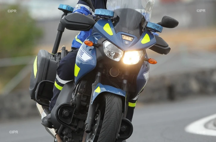 motard de la gendarmerie