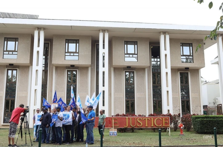 manif policier palais justice 
