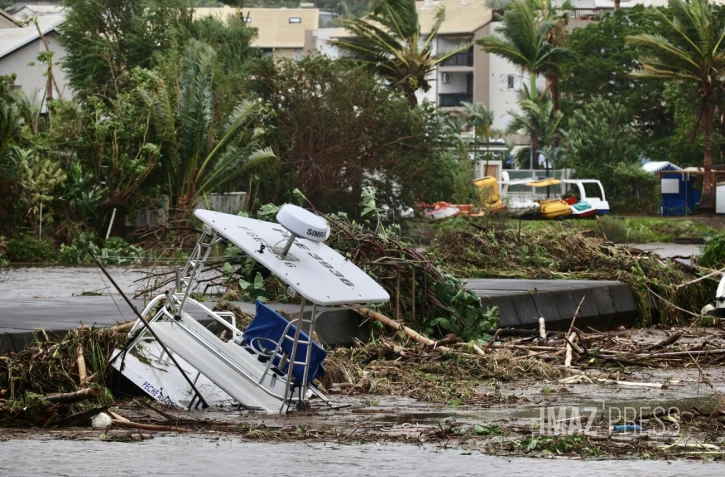 Cyclone Belal : port de Saint-Gilles