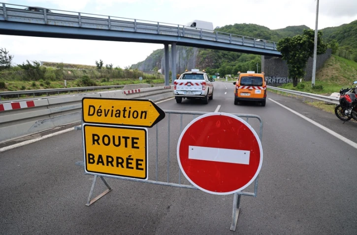route du littoral fermée 